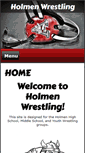 Mobile Screenshot of holmenwrestling.com
